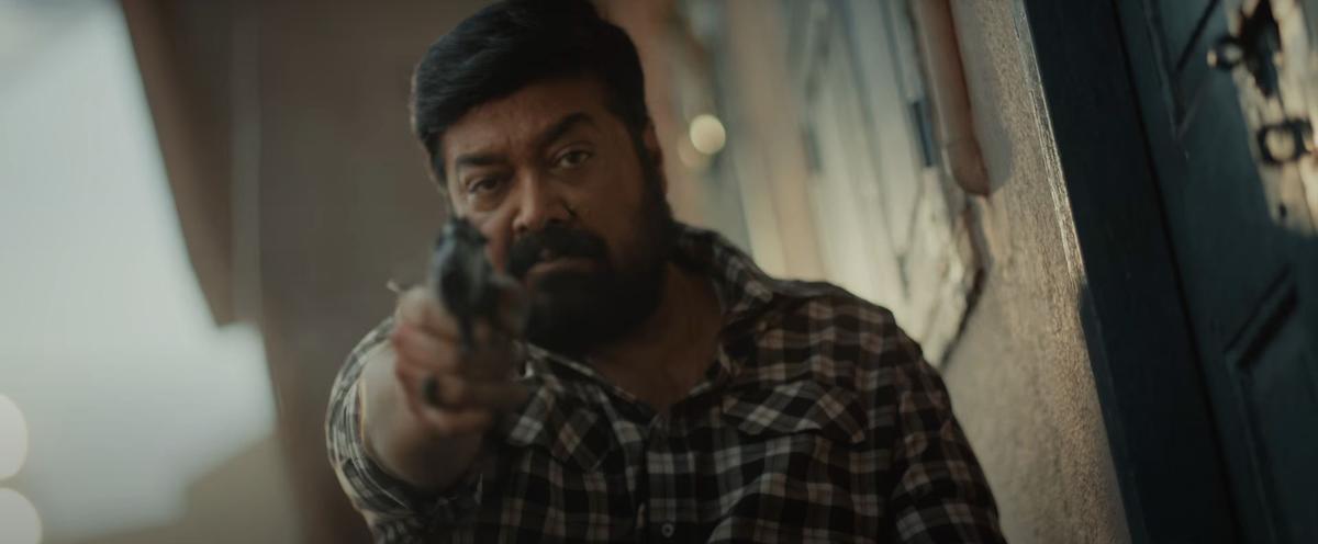 Anurag Kashyap in a still from ‘Maharaja’