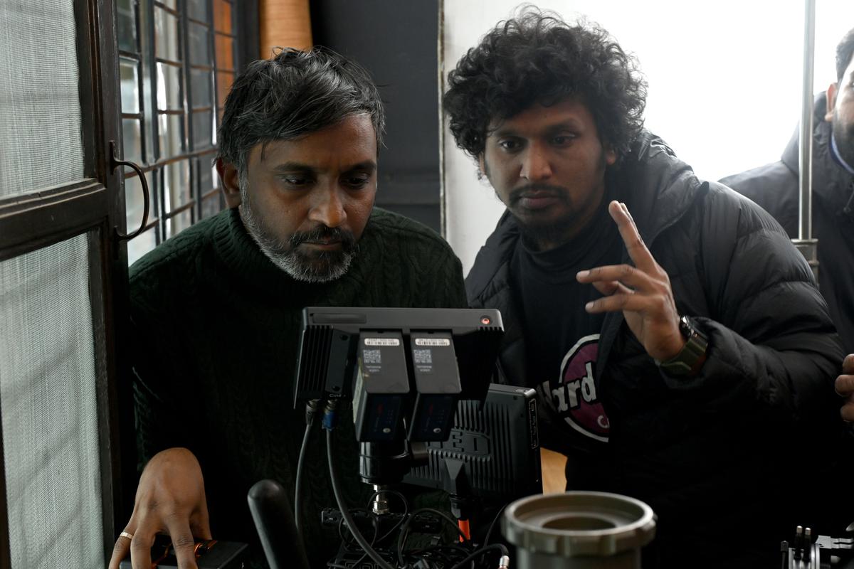 Cinematographer Manoj Paramahamsa and director Lokesh Kanagaraj 