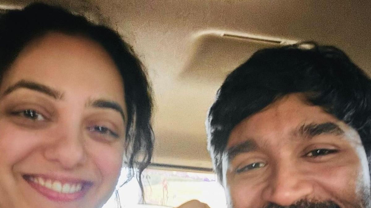 Nithya Menen reunites with Dhanush for ‘Idli Kadai’