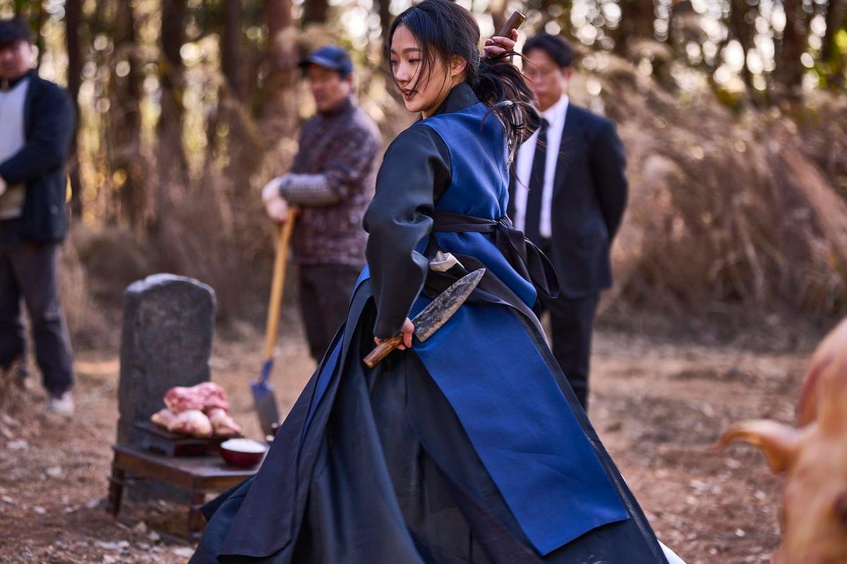 Kim Go-eun in a still from ‘Exhuma’