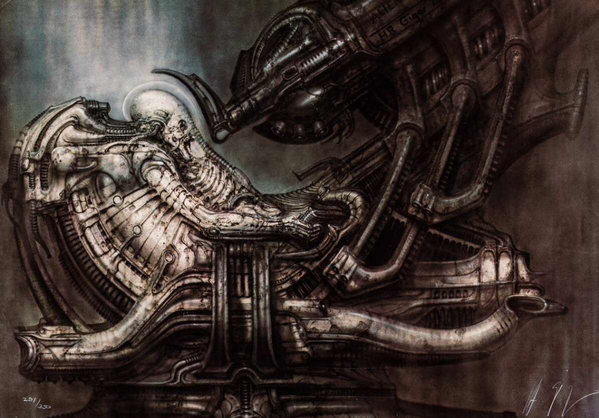 Space Jocket (Pilot Engineer) by HR Giger