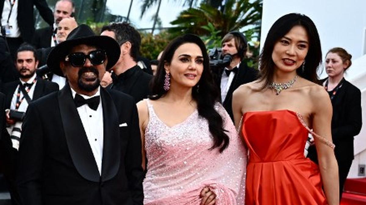 Cannes 2024: Preity Zinta presents Pierre Angenieux ExcelLens award to Santosh Sivan