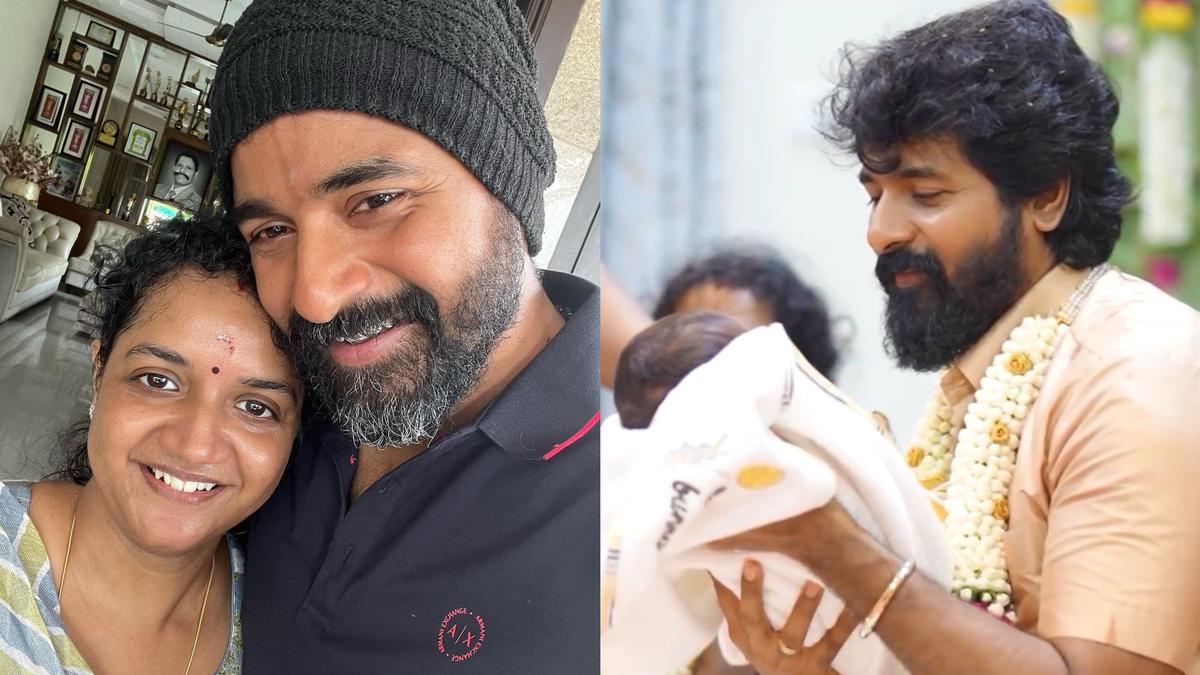Actor Sivakarthikeyan, wife Aarthi name their baby boy Pavan