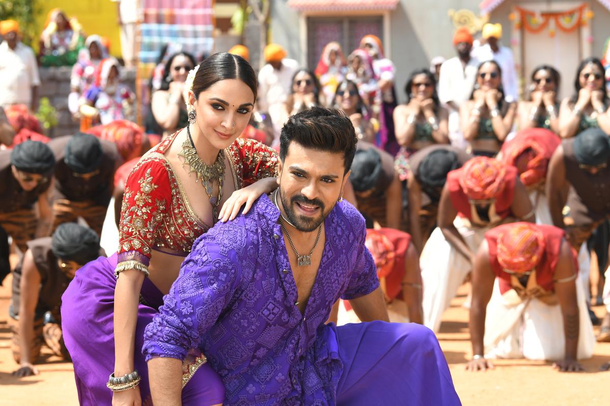 Kiara Advani and Ram Charan in a still from ‘Game Changer’