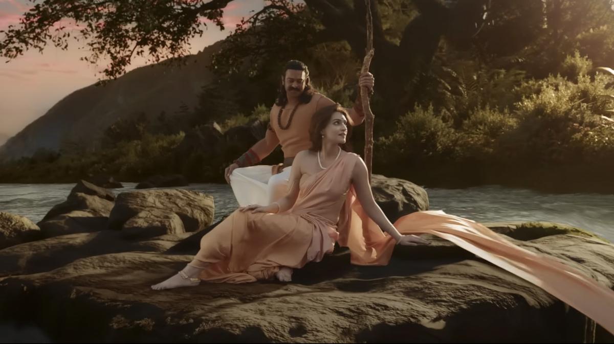 Prabhas and Kriti Sanon in ‘Adipurush’ 