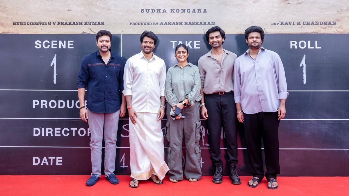 Sivakarthikeyan’s ‘SK25’ with Sudha Kongara launched; Jayam Ravi, Atharvaa join the cast