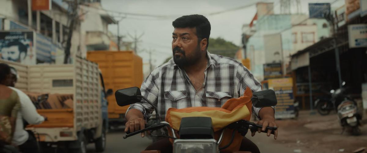 Anurag Kashyap in a still from ‘Maharaja’