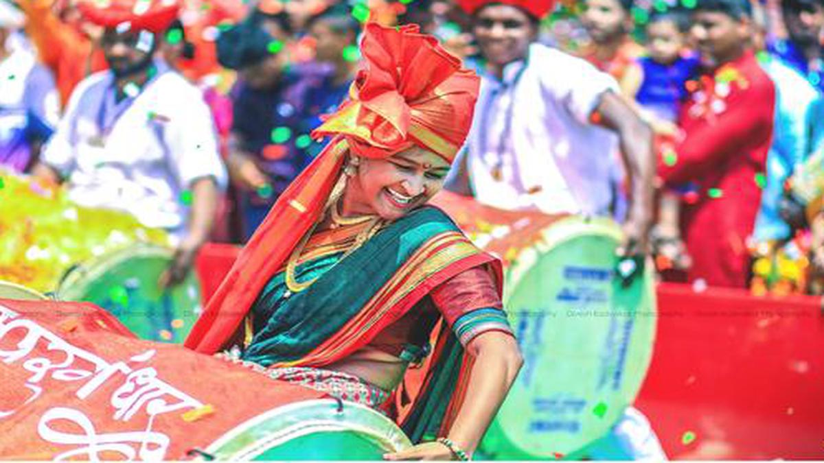 Women break gender stereotypes with the dhol - The Hindu