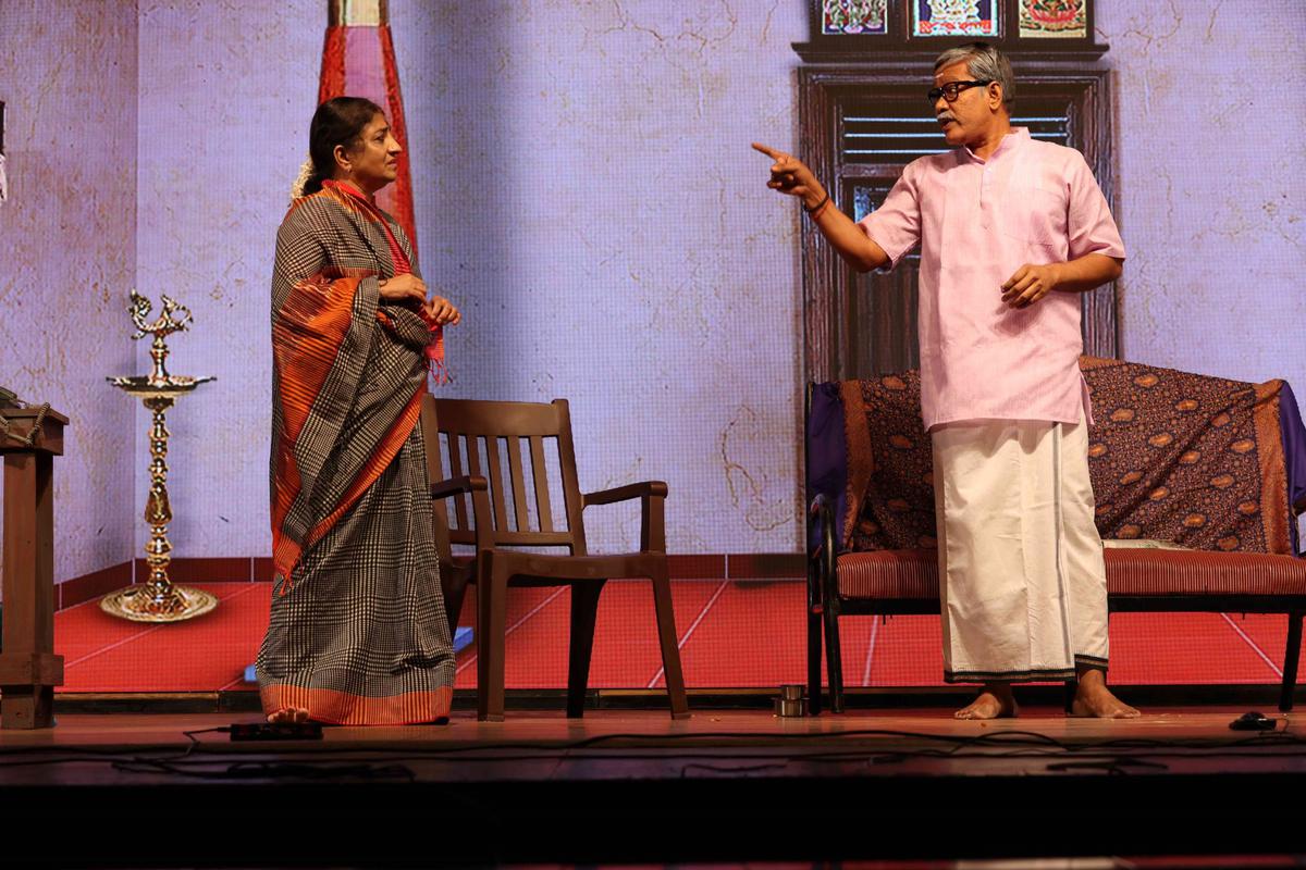 Manidha Uravugal, an adaptation of Komal Swaminathan’s story of the same title, was staged at Narada Gana Sabha recently. 
