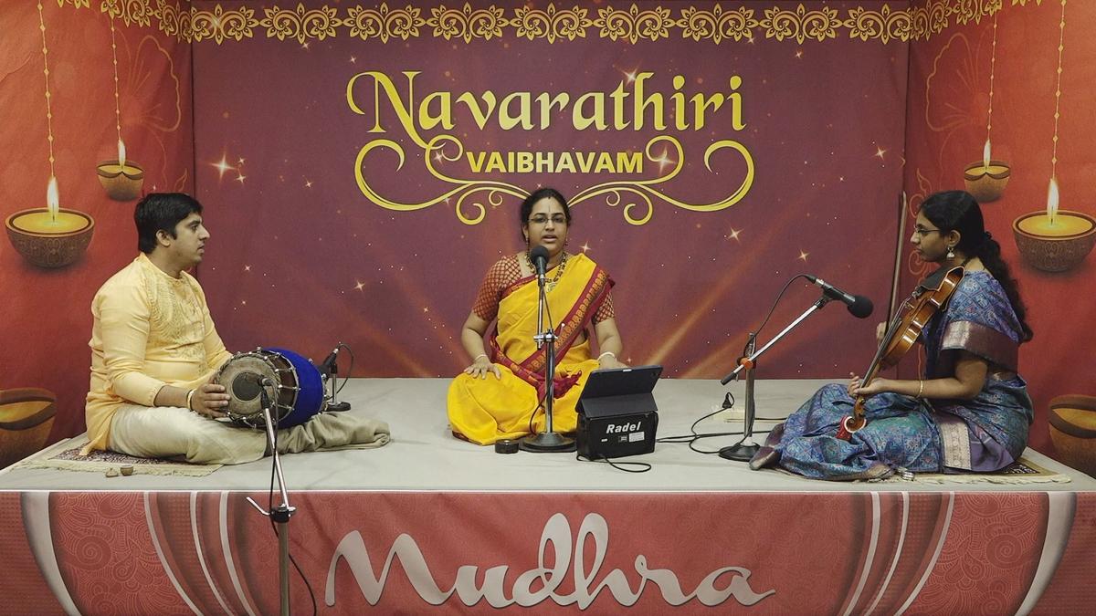 Padmashree Srinivasan chose to render a few rare kritis and ragas at her concert for Mudhra’s Navaratri Vaibhavam