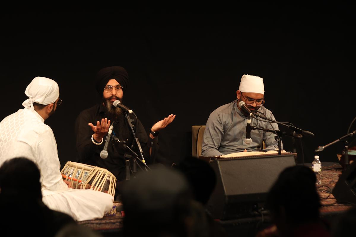 Sikh Shabad Kirtan by Sukhpal Singh and Harpreet Singh at NCPA’s seminar ‘Aspect of Bhakti in Indian Music Traditions’ held at NCPA’s Experimental Theatre in 2023.