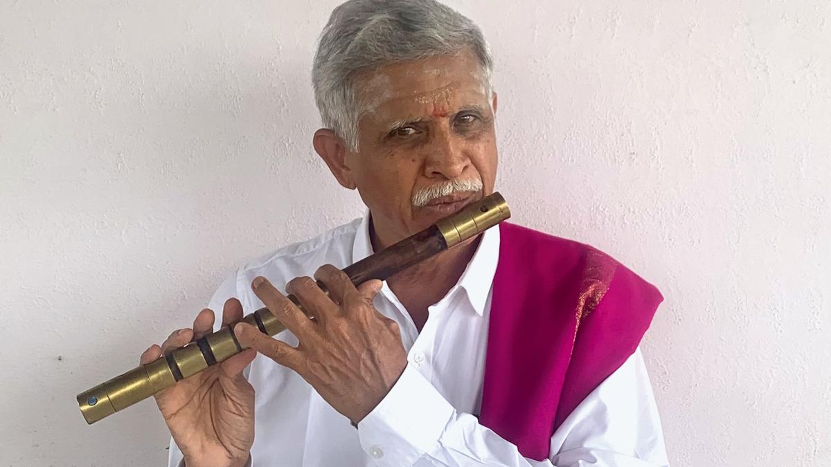 Flautist C.A. Sreedhara is known for blending the gayaki and tantrakari styles of playing