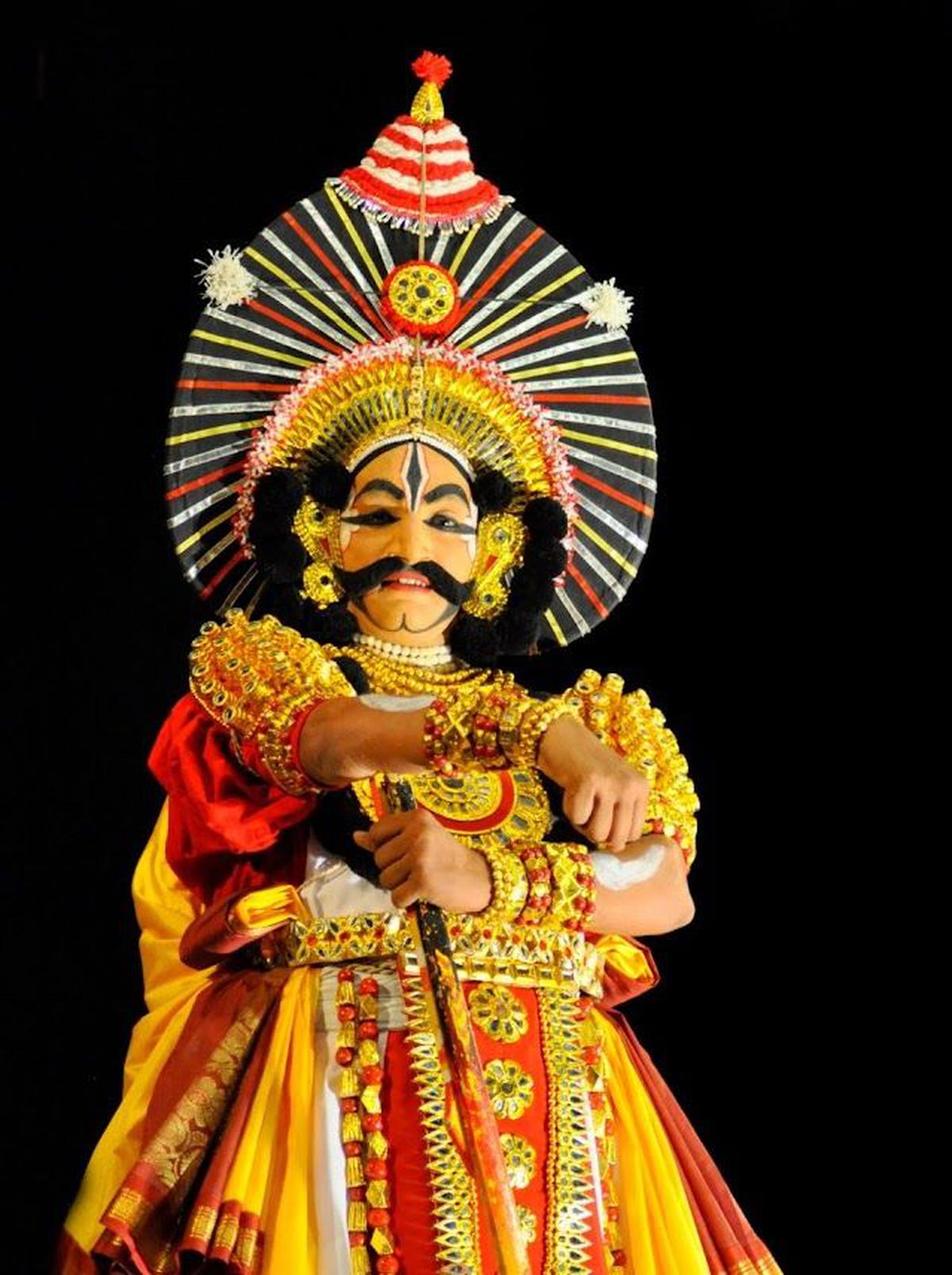 Yakshagana performed at Natya Darshan’s lecture series, ‘Dvi Nethram’ at Bharatiya Vidya Bhavan, under the auspices of Kartik Fine Arts in December 2022.