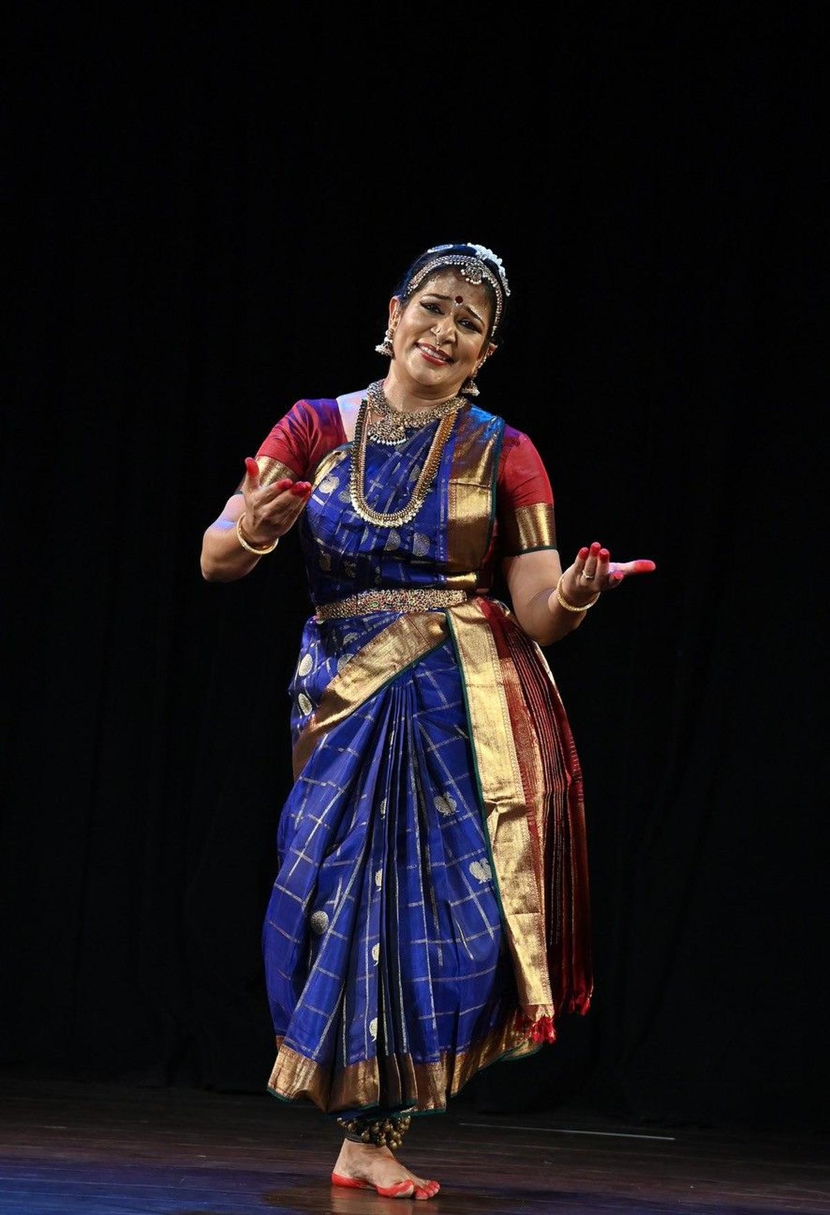 Dancer-choreographer Divya Devaguptapu performing a  Kshetrayya padam.