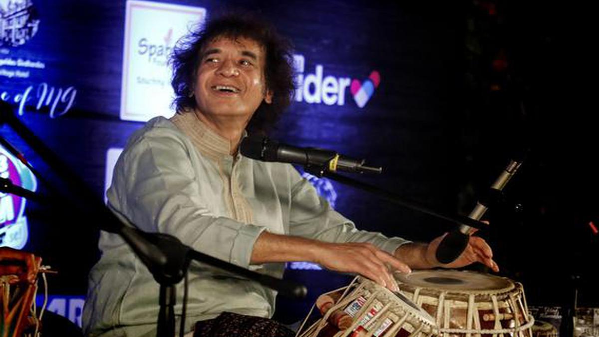 Ustad Zakir Hussain: Enjoying Music Of ‘God Of Tabla’ - The Hindu