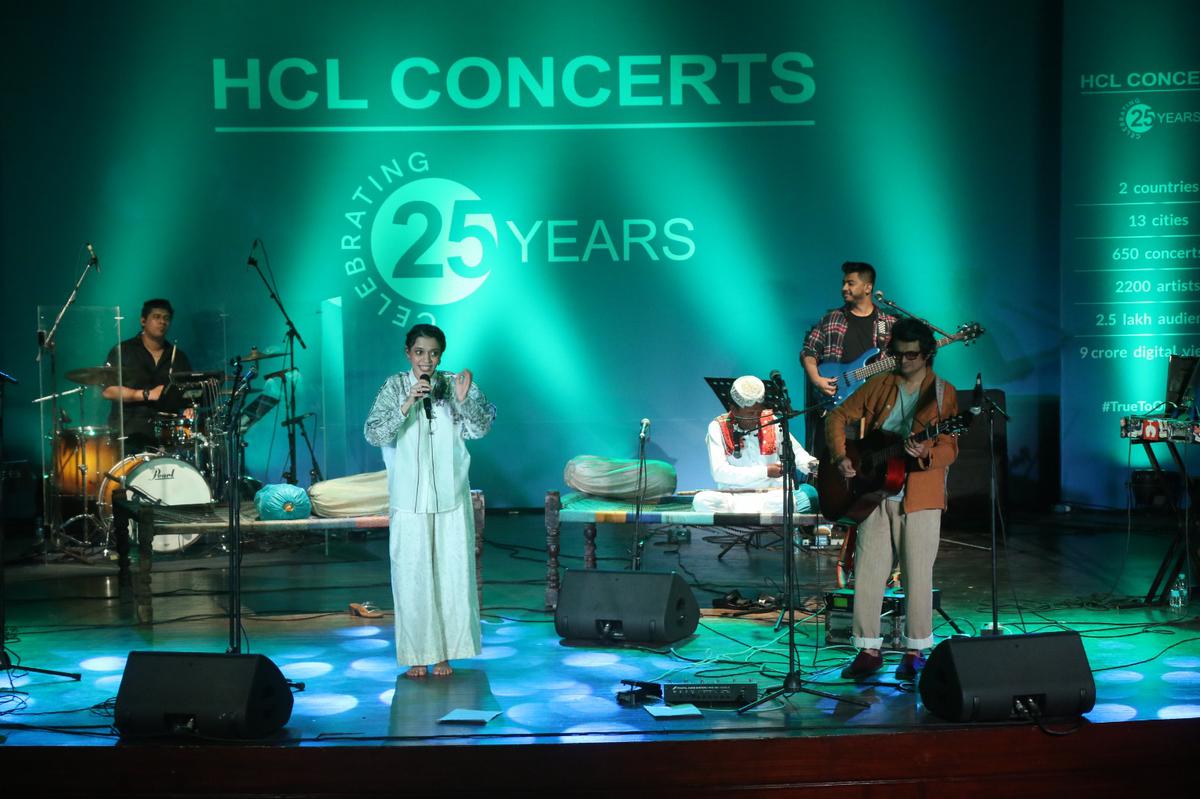 The fusion concert by Maati Baani at HCL Concerts’ silver jubilee celebrations took place in New Delhi, 2023.