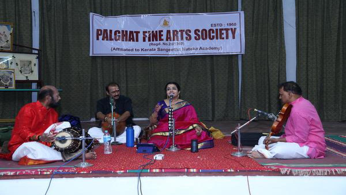 Vasudha Ravi enlivened the audience with her rendition at a recital in Kerala