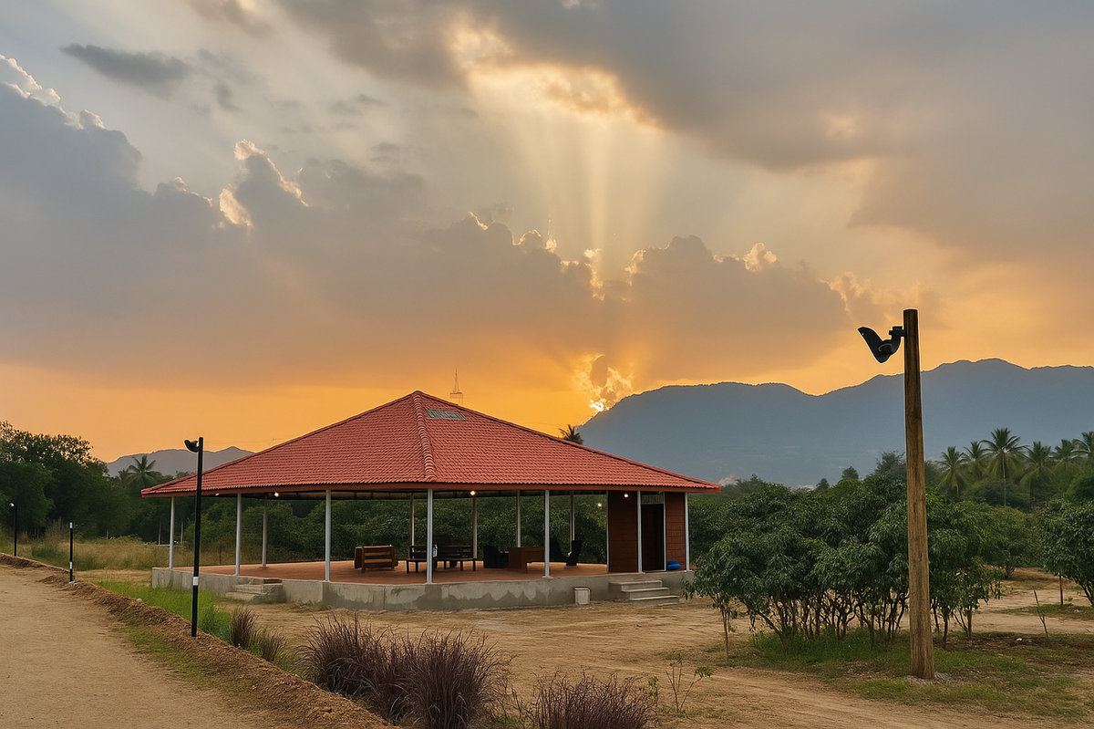 The Swar Sadhana Tapovan, at Samanur village in Dharmapuri district. The Swar Sadhana Tapovan, at Samanur village in Dharmapuri district.