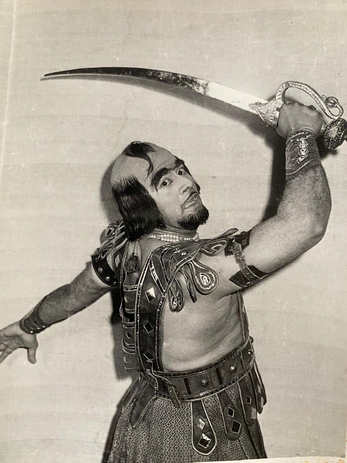 R.S. Manohar in the play Atchipeedam.