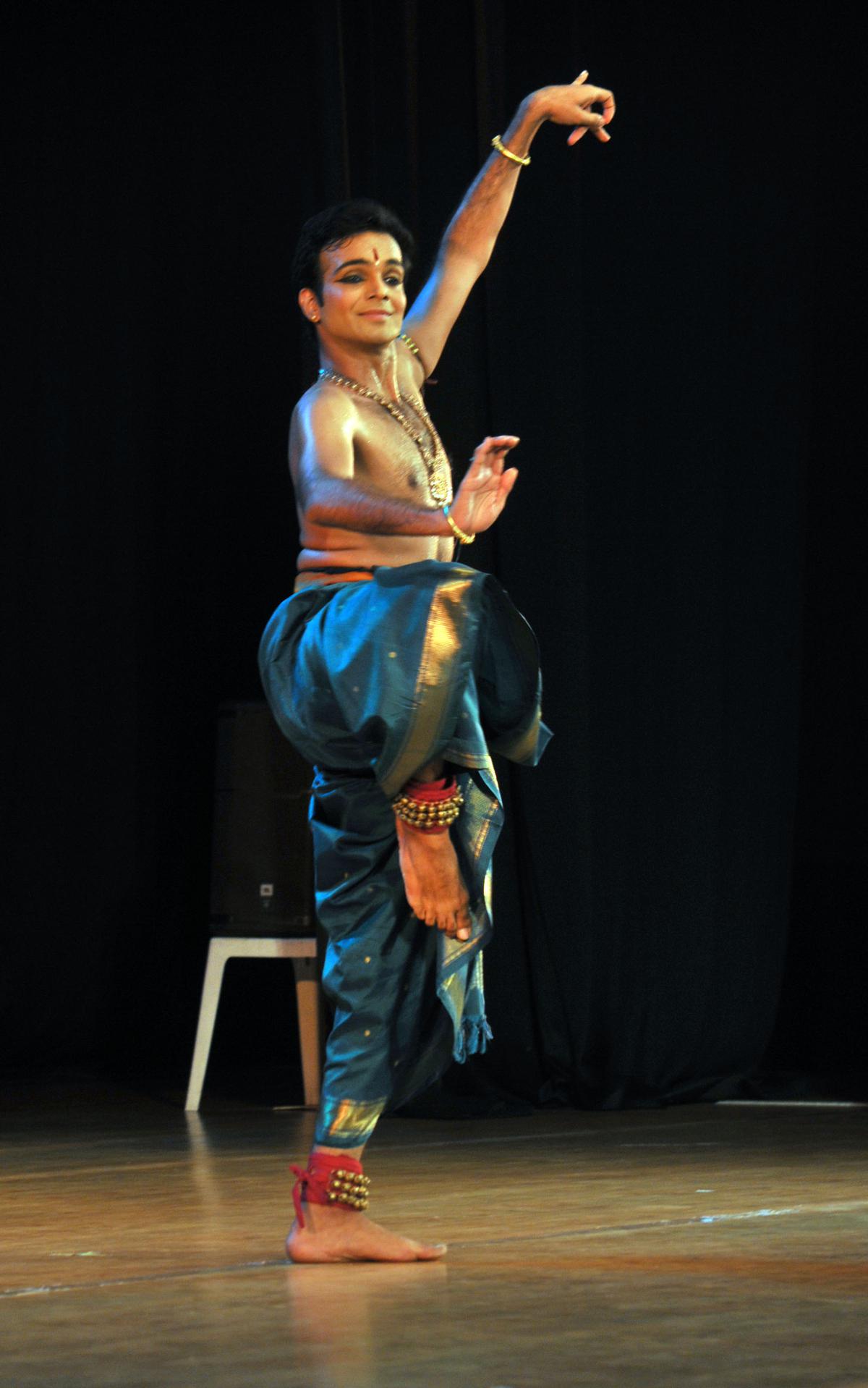 Bhavajan Kumar performing at The Music Academy’s Margazhi dance festival, January 2023.