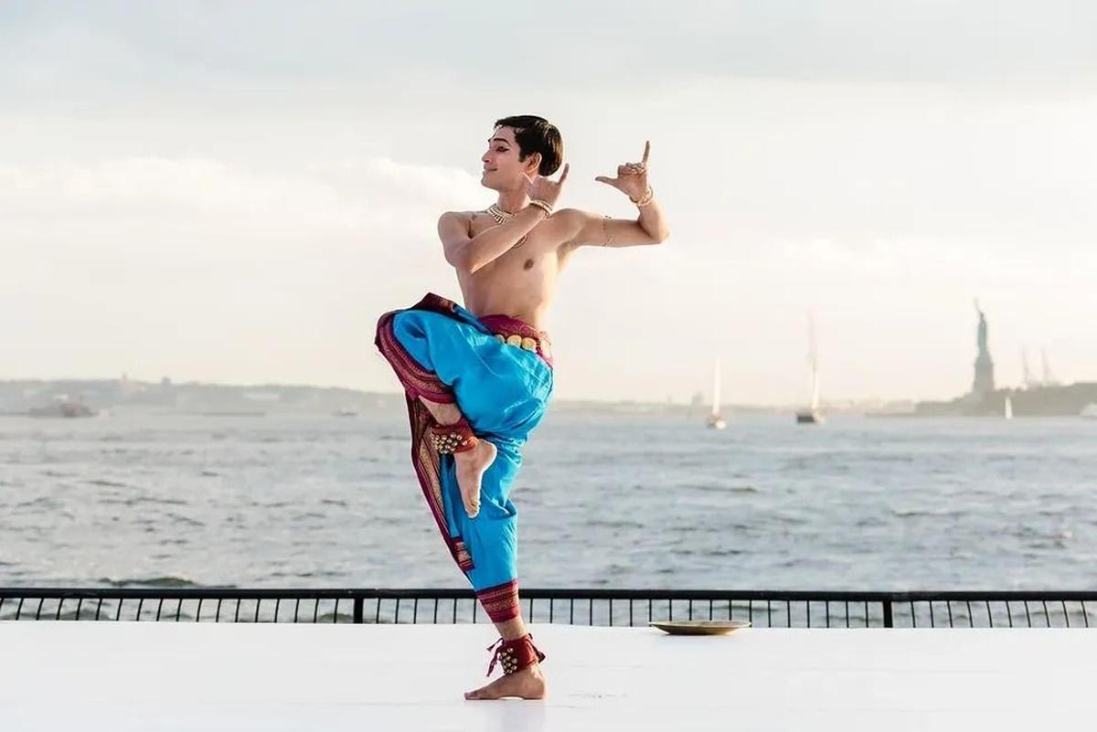 Kuchipudi dancer Avizit Das.