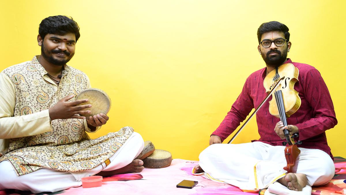 Chennai Margazhi young artistes of the day: M. Shrikanth and K. R. Sivaramakrishna