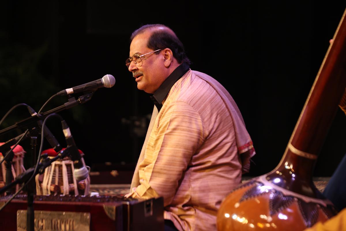 Pt. Ajoy Chakrabarty at NCPA’s seminar ‘Aspect of Bhakti in Indian Music Traditions’ held at NCPA’s Experimental Theatre in 2023.