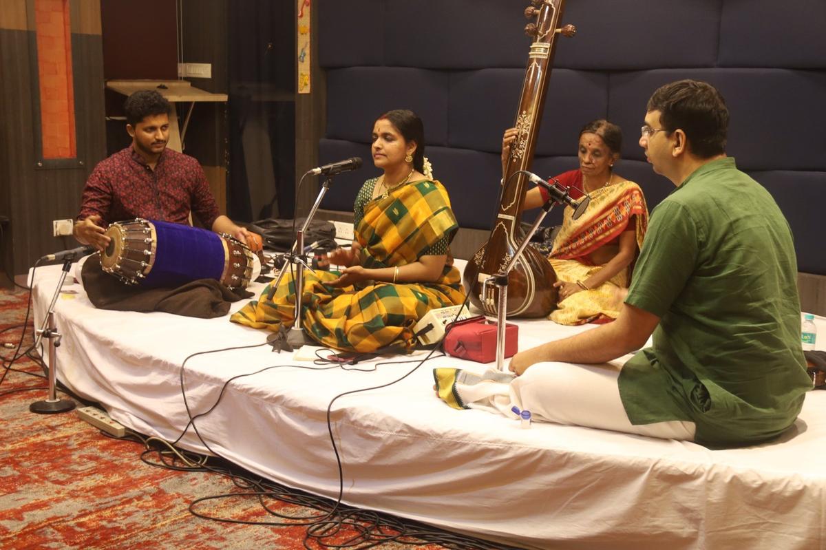 Hamzini’s swaraprastara for Kiravani brought out the essence of the raga.