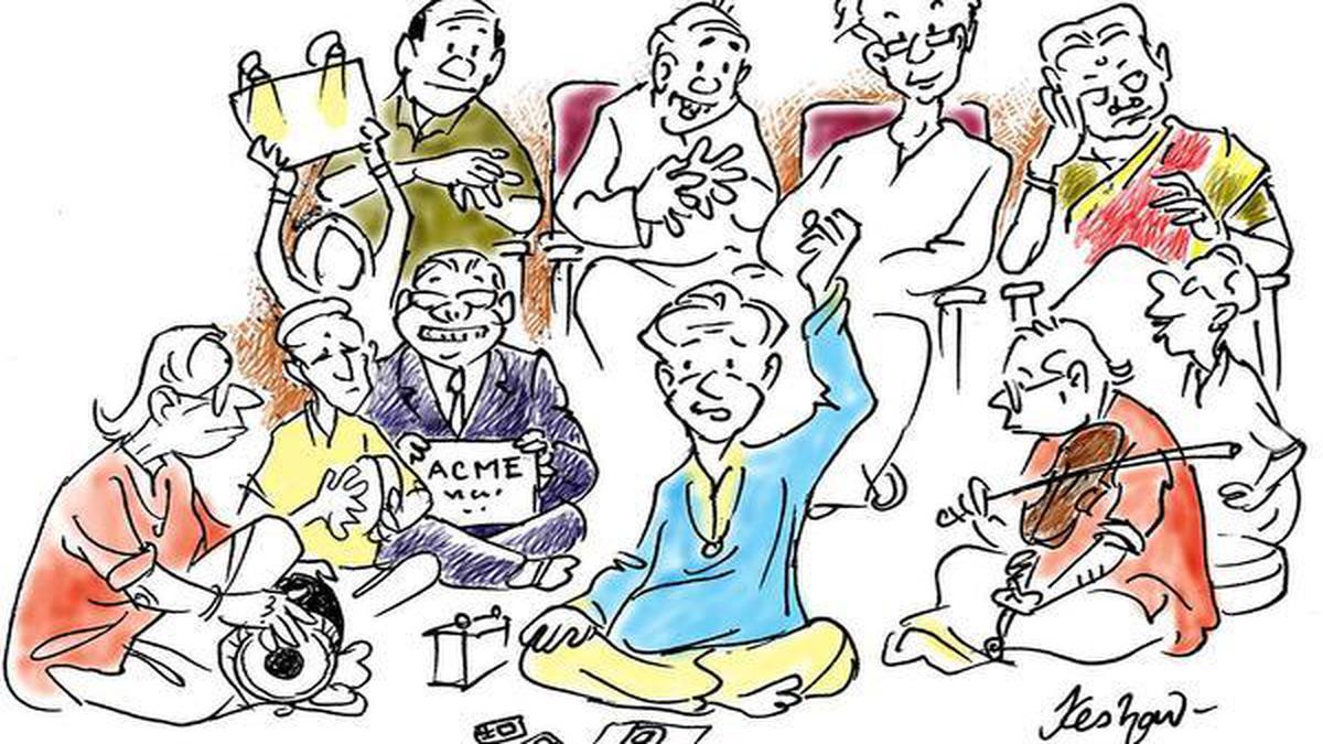 कर्नाटक संगीत कार्यक्रम : यह दिसंबर है.  वापस उन्हीं सभाओं में
