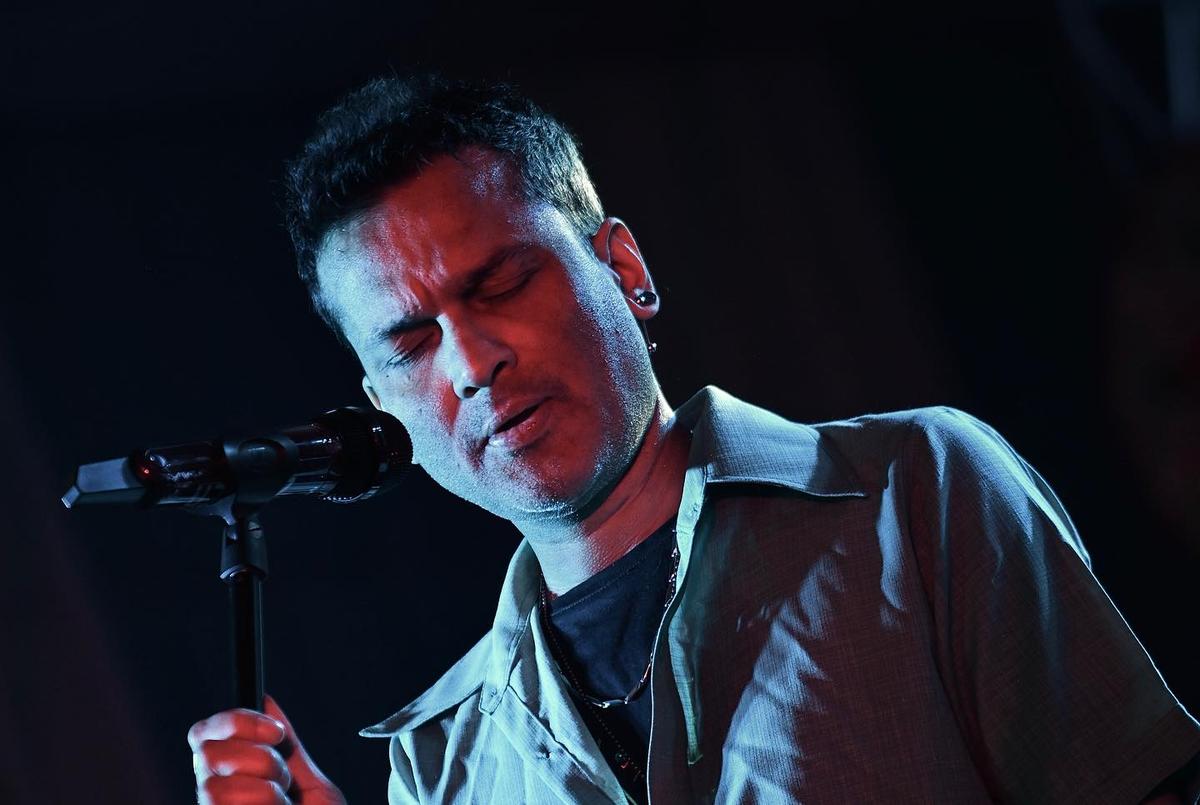 Zubeen Garg at one of his performances at Helacha. Zubeen Garg at one of his performances at Helacha.