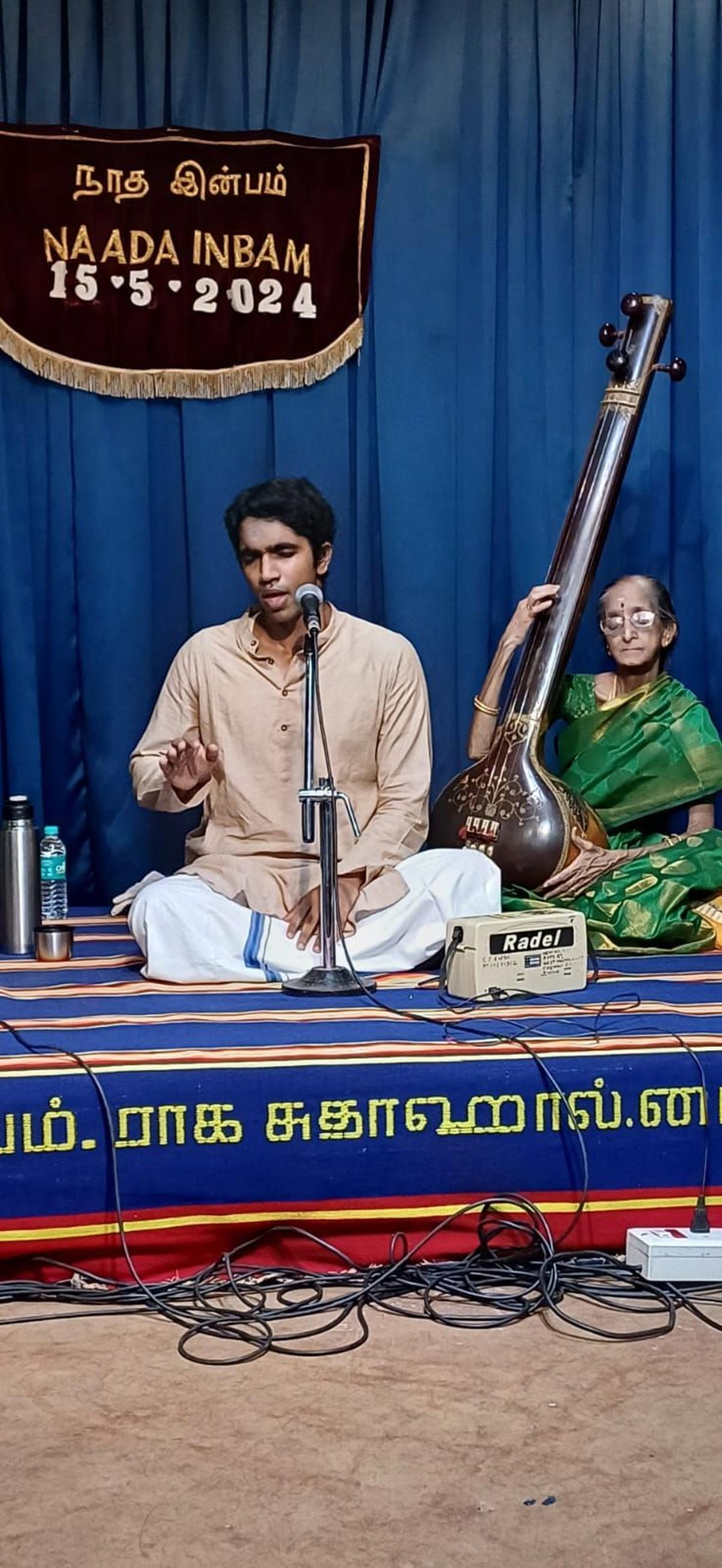 P. Vikram chose Madurai, Rameshwaram and Thanjavur for his thematic concert series.