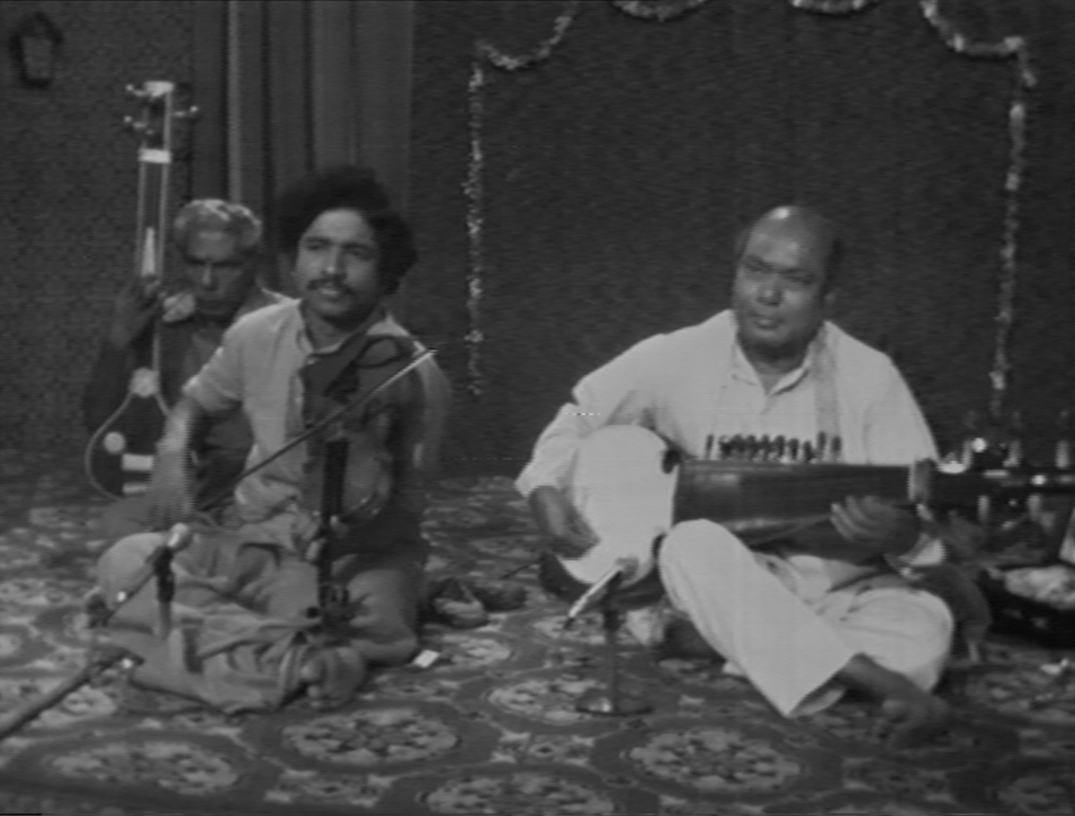 A musical dialogue between L. Subramaniam and Ustad Ali Akbar Khan. 