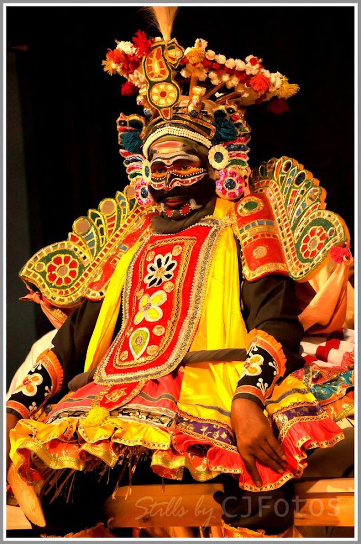 Therukoothu performance at Natya Drashan 2022, that took place at Bharatiya Vidya Bhavan, for Kartik Fine Arts.