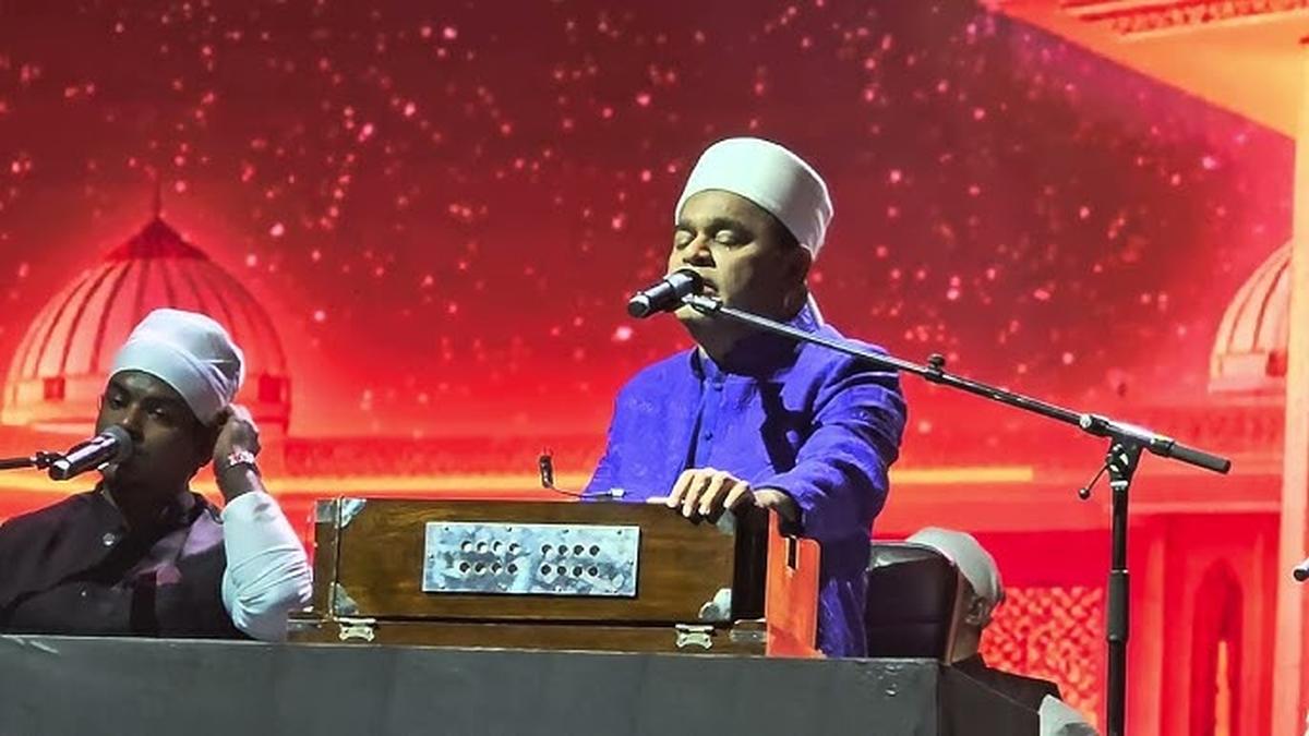 Rahman during his recent Delhi performance. Rahman during his recent Delhi performance.