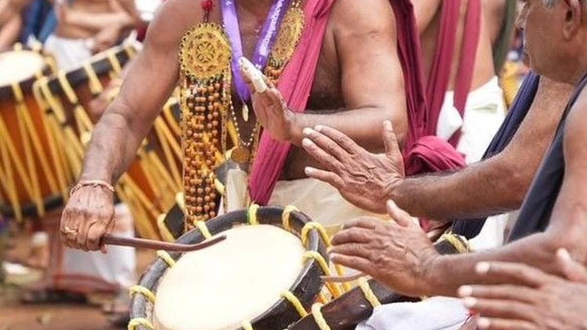 Lead melam artiste Satheesan Marar gears up for Kerala’s annual temple festival season