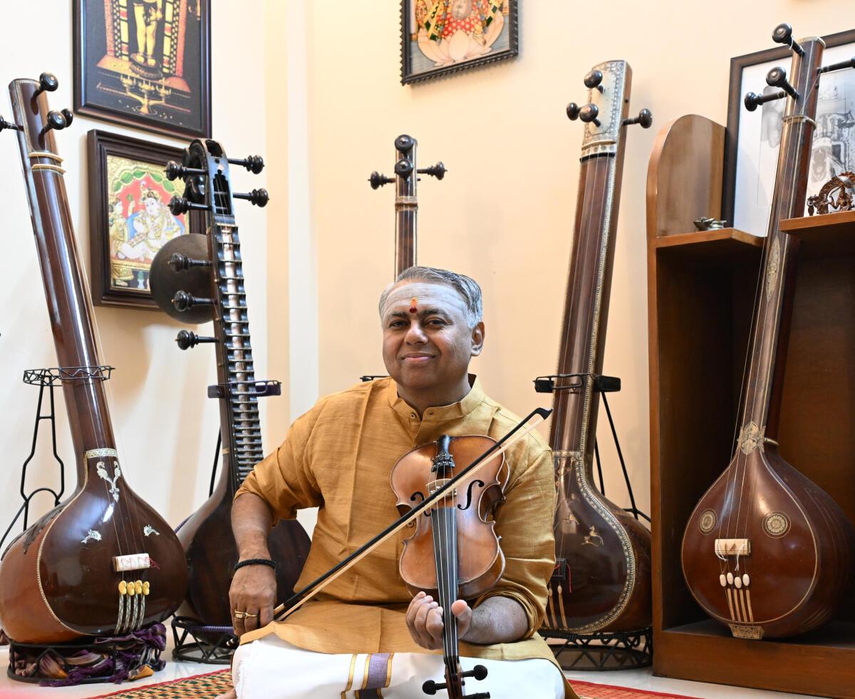 Veteran violinist R.K. Shriramkumar is known for his deep scholarship and adherence to traditional values in music. Veteran violinist R.K. Shriramkumar is known for his deep scholarship and adherence to traditional values in music.