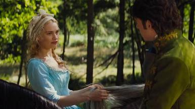 Lily James in Cinderella (2015) dir. Kenneth Branagh
