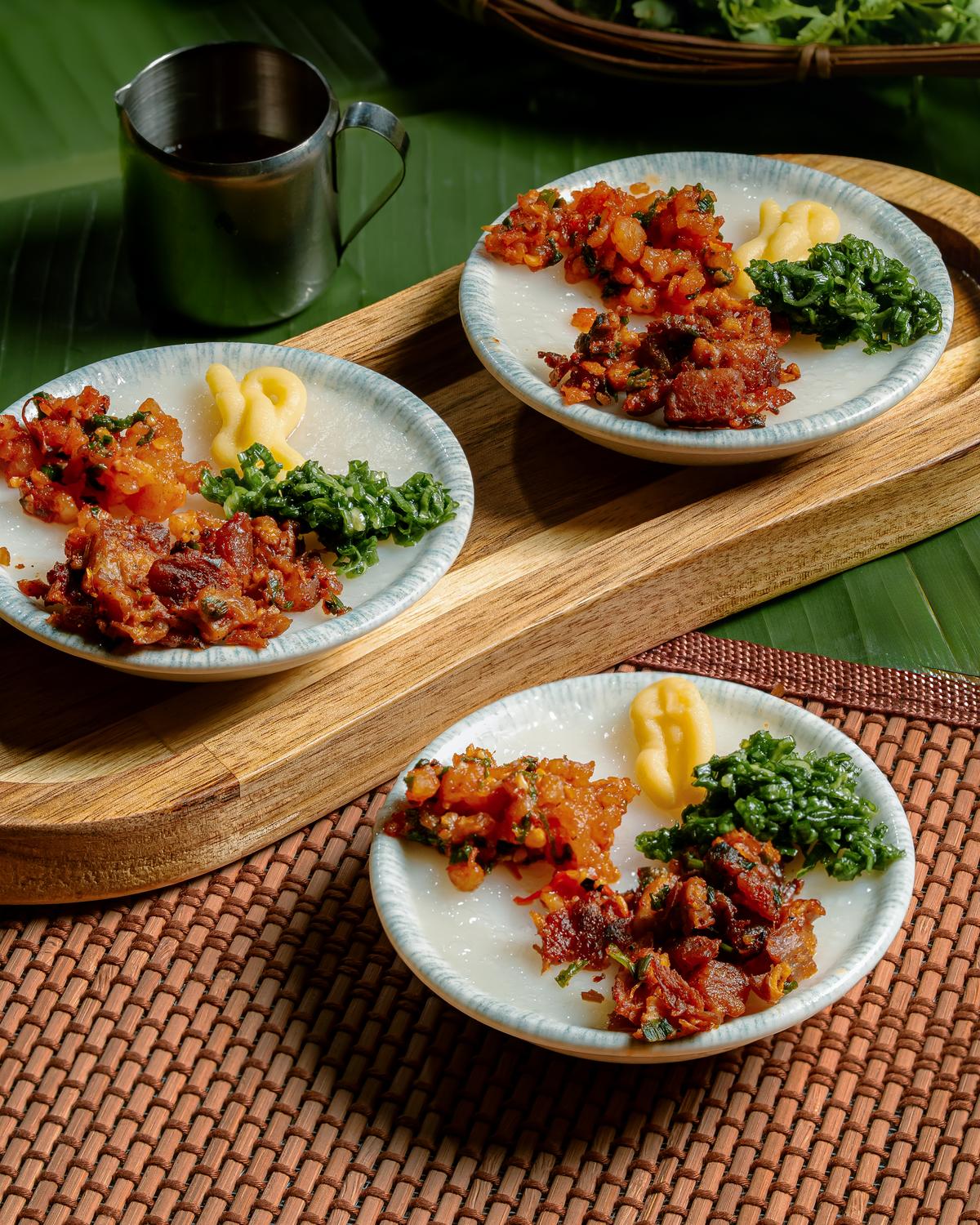  Banh beo, steamed rice cakes
