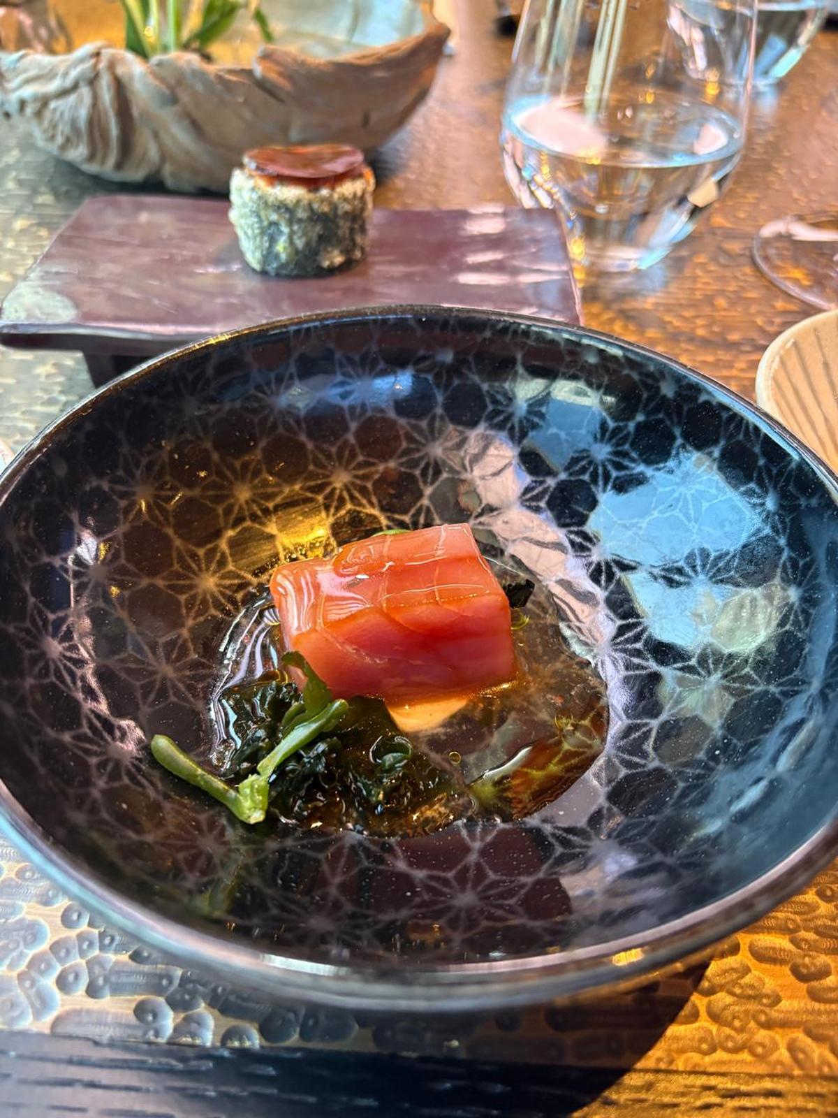 Tuna at Fyn restaurant in Cape Town