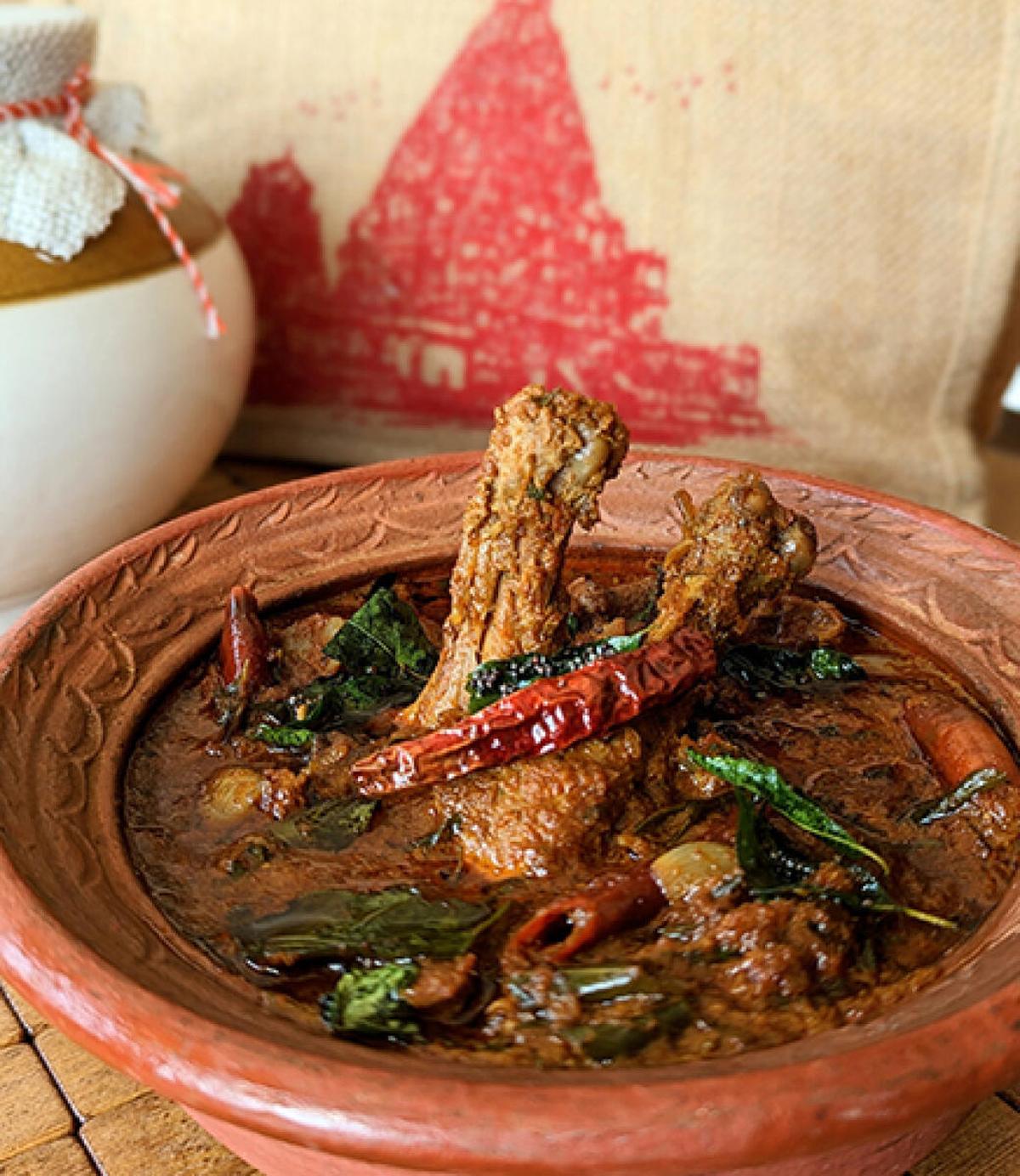 A traditional Chettinad chicken curry A traditional Chettinad chicken curry
