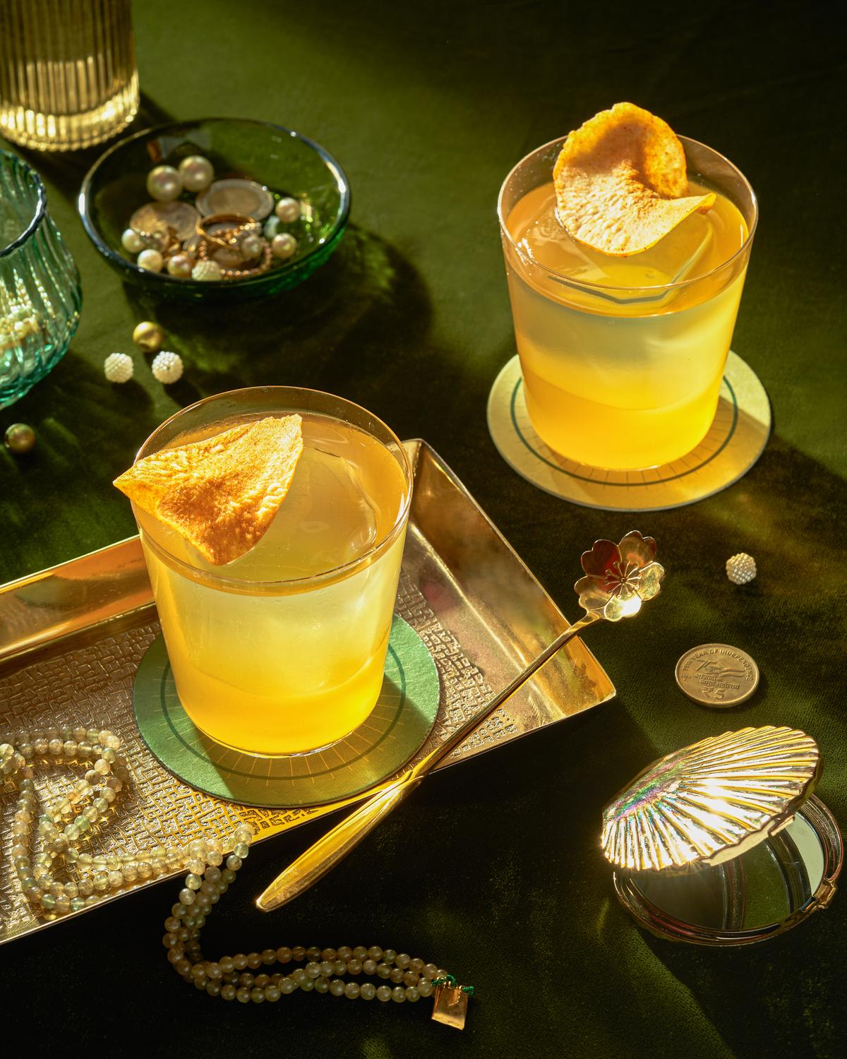 Scandal in the south, a cocktail with sambar cordial 