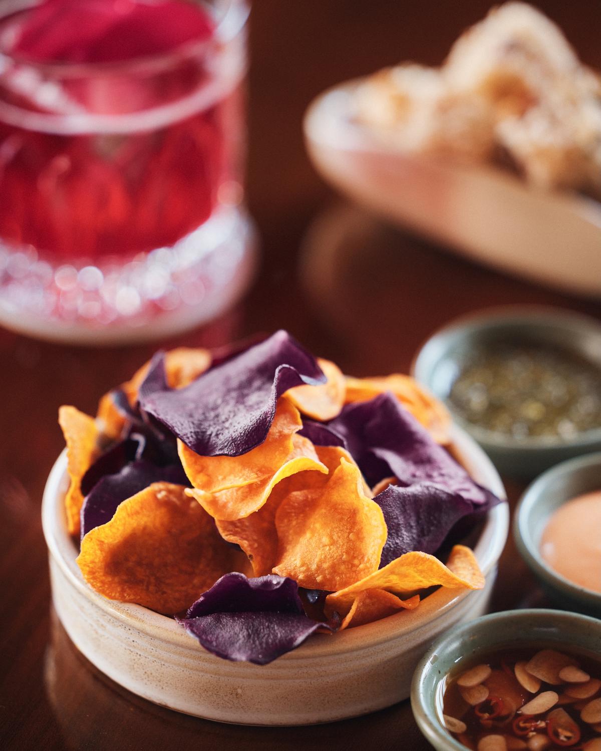 Sweet potato chips Sweet potato chips