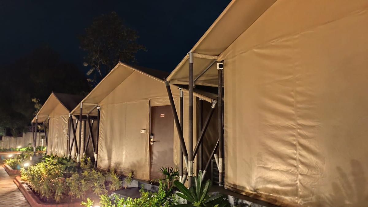 The tent style cottages The tent style cottages