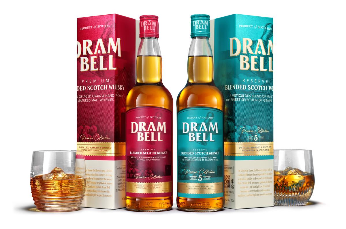 Dram Bell whisky, by Ardent Alcobev