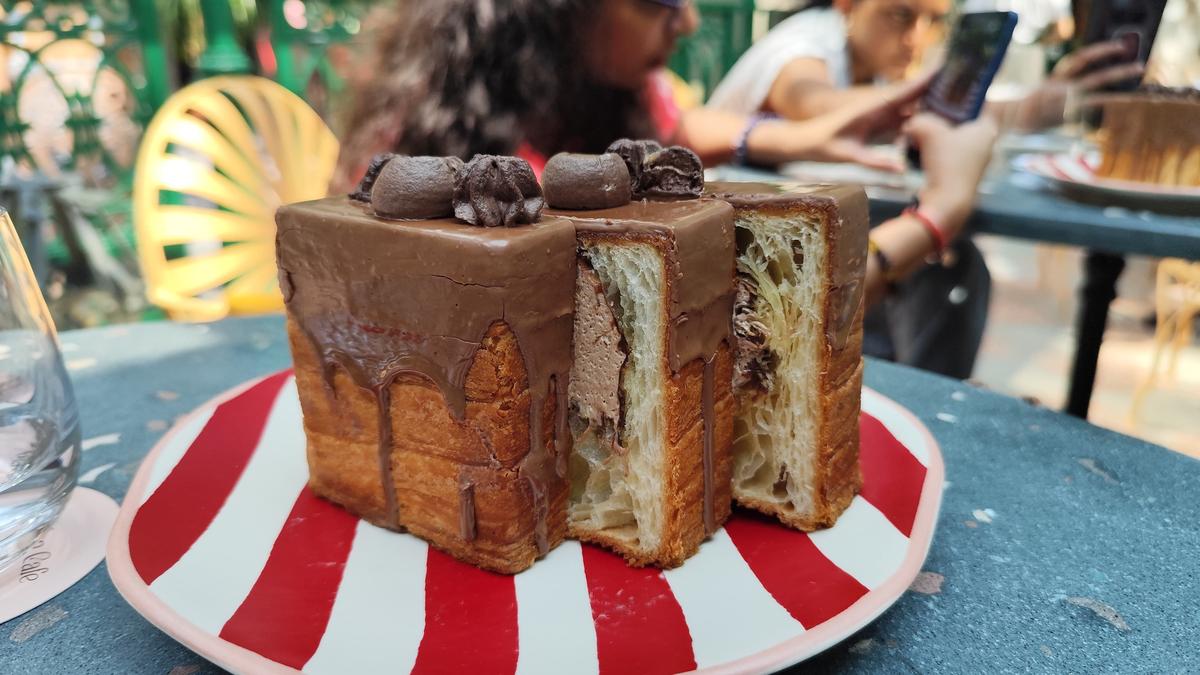 Gianduja Croissant Cube Gianduja Croissant Cube