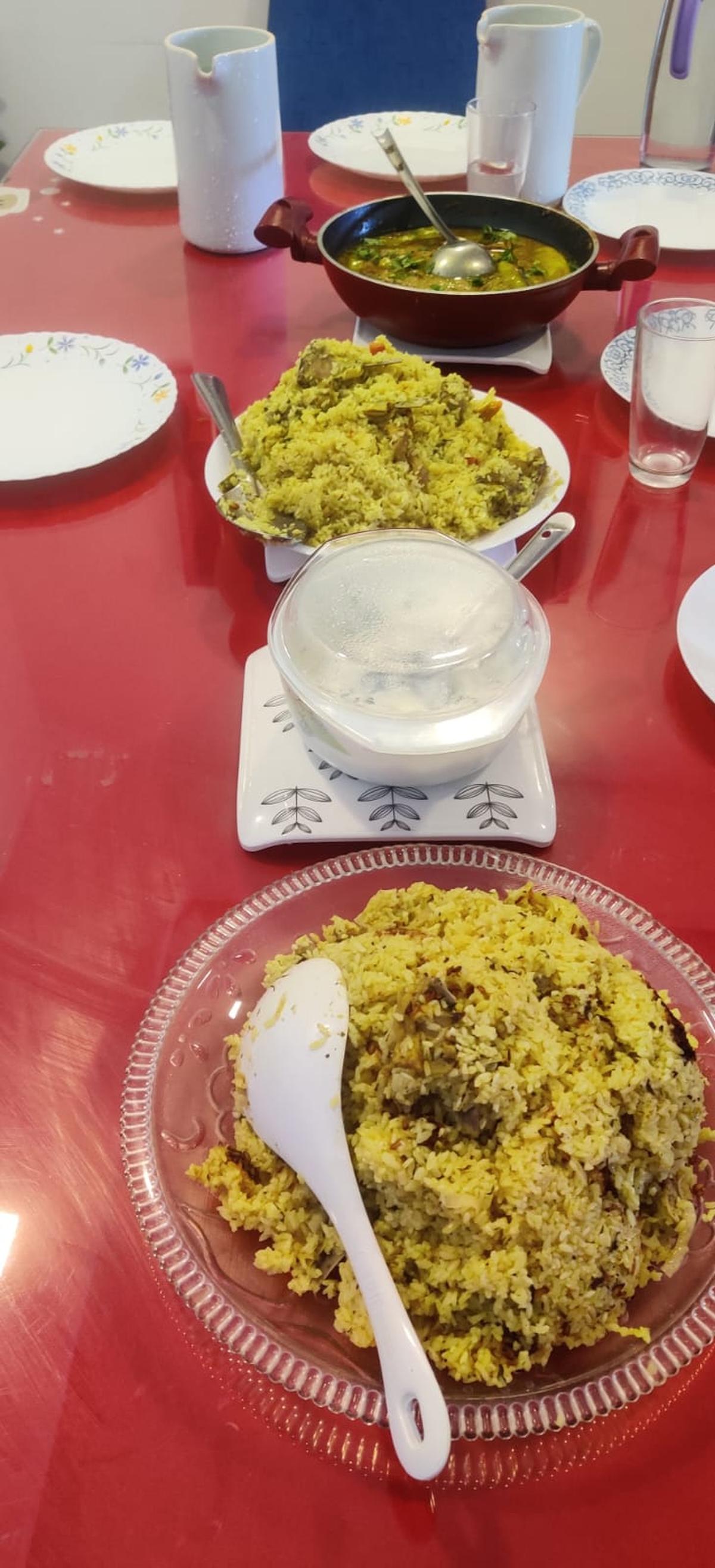 Sarah Supriya’s mutton biryani