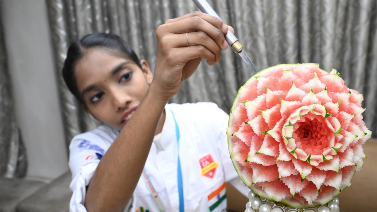 Chennai student sreya aneesh carves her way to culinary olympic glory