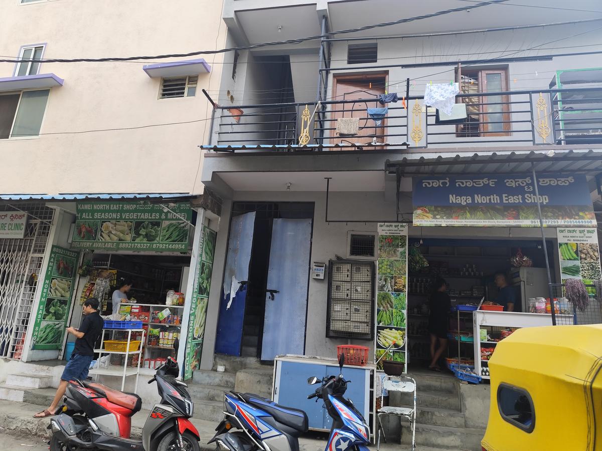 A street in Rajendra Nagar (near the passport office) dotted with NE stores