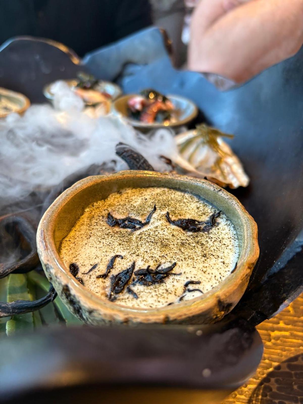 Chawanmushi at Fyn restaurant in Cape Town