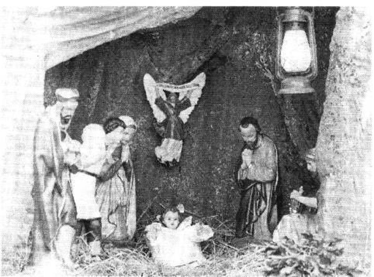 Christmas crib at St Patrick’s Church in Bengaluru, 1992
